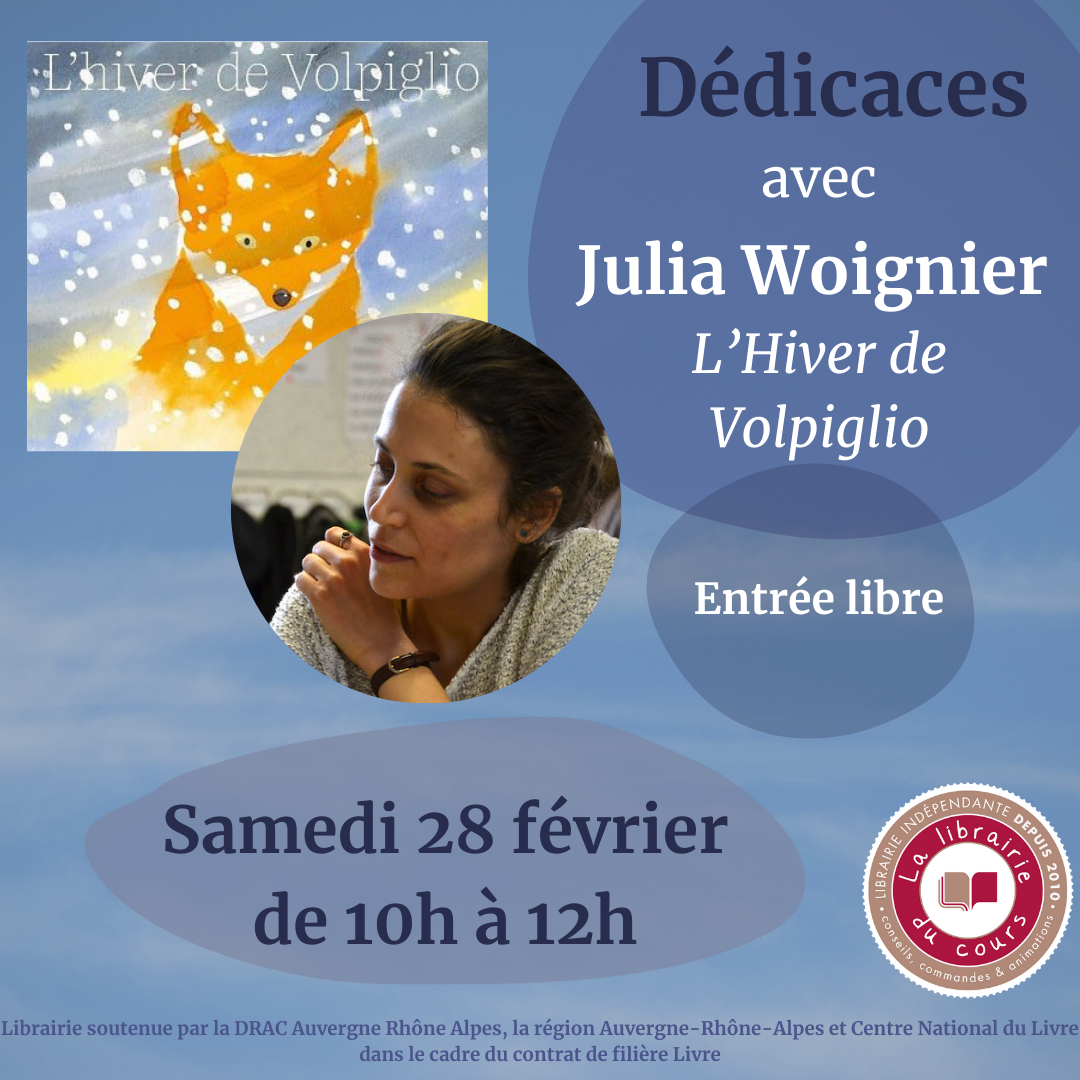 Dédicace avec Julia Woignier